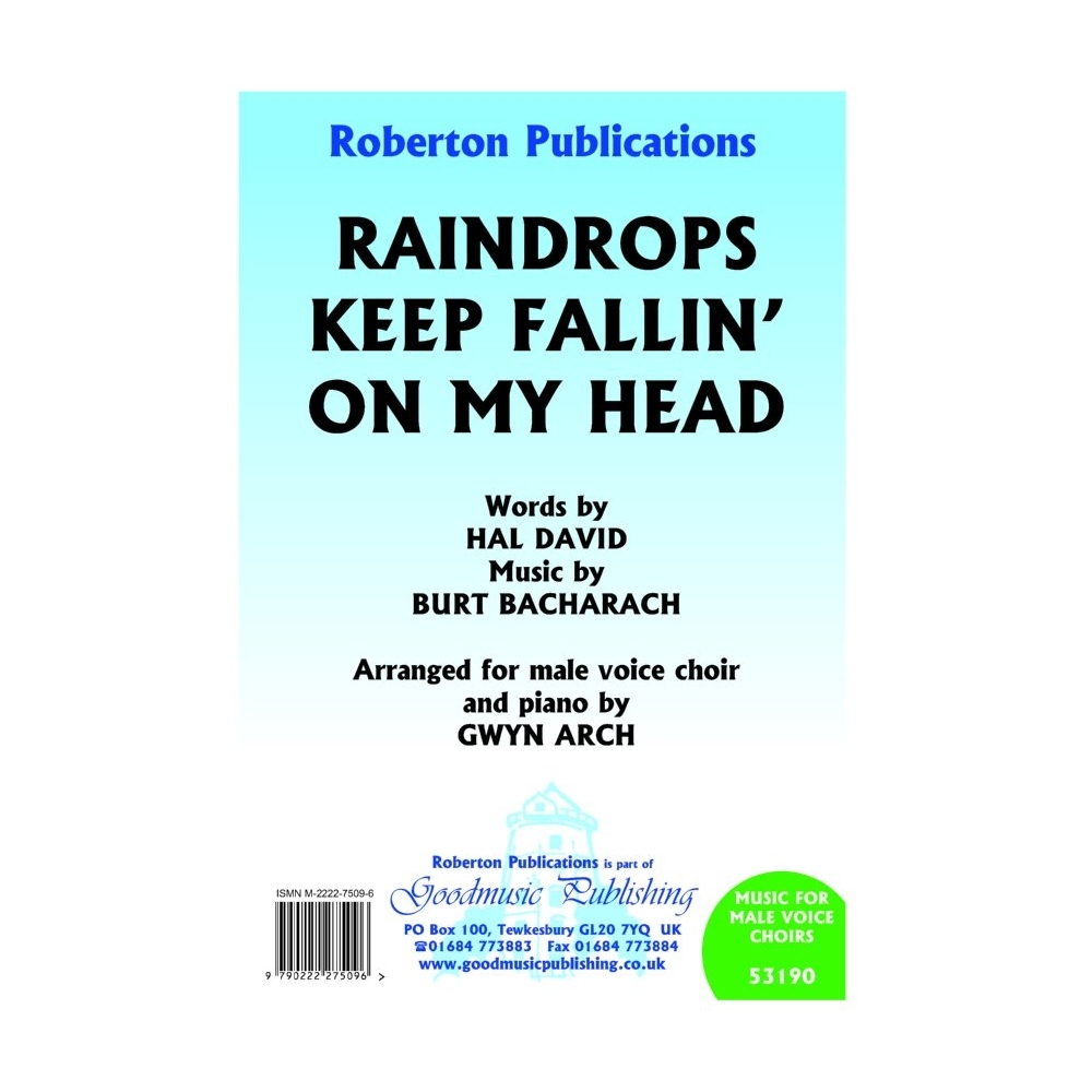 Bacharach - Raindrops Keep Fallin' (arr.Arch)