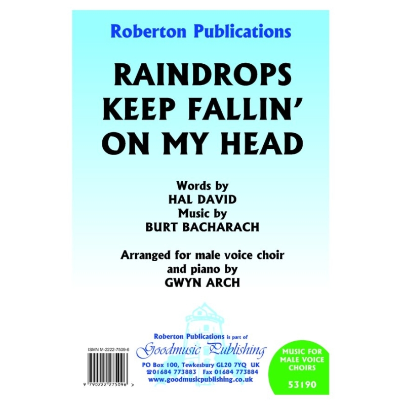 Bacharach - Raindrops Keep Fallin' (arr.Arch)