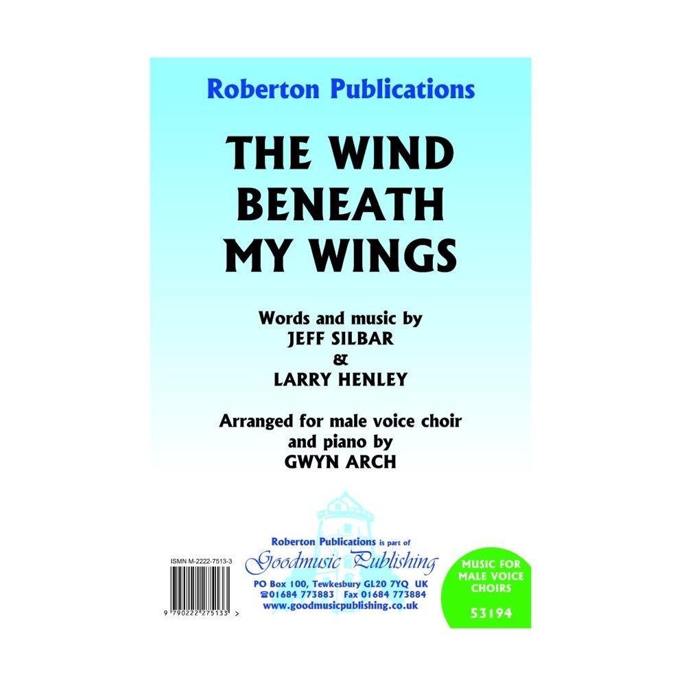 Silbar/Henle - Wind Beneath My Wings (arr.Arch)