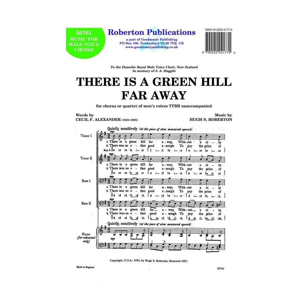 Roberton - There Is a Green Hill Far Away