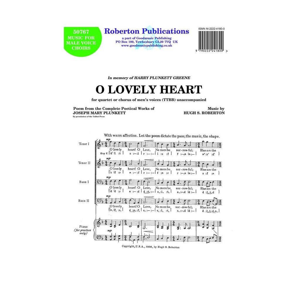 Roberton - O Lovely Heart