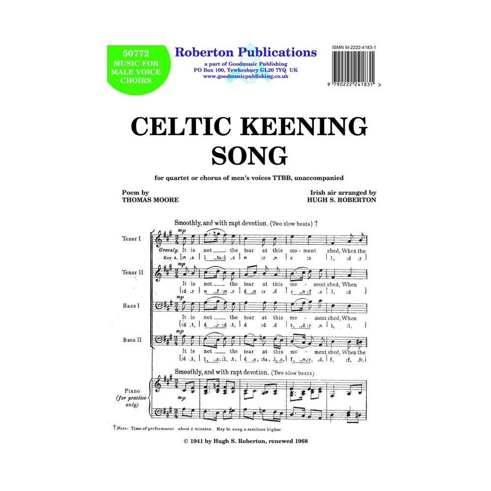 Roberton - Celtic Keening Song