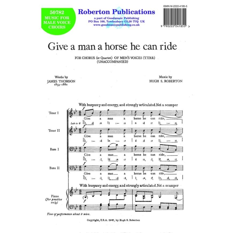 Roberton - Give a Man a Horse He Can Ride