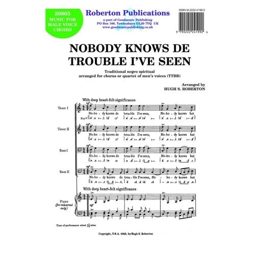 Roberton - Nobody Knows De...