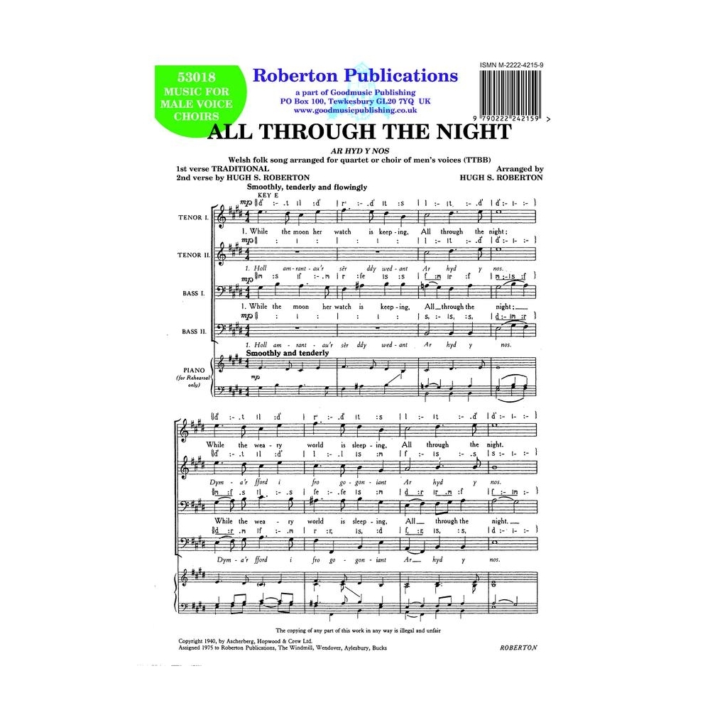 Roberton - All Through the Night