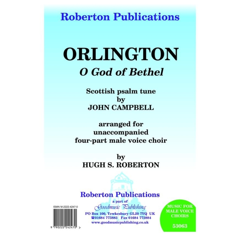 Roberton - Orlington - O God of Bethel