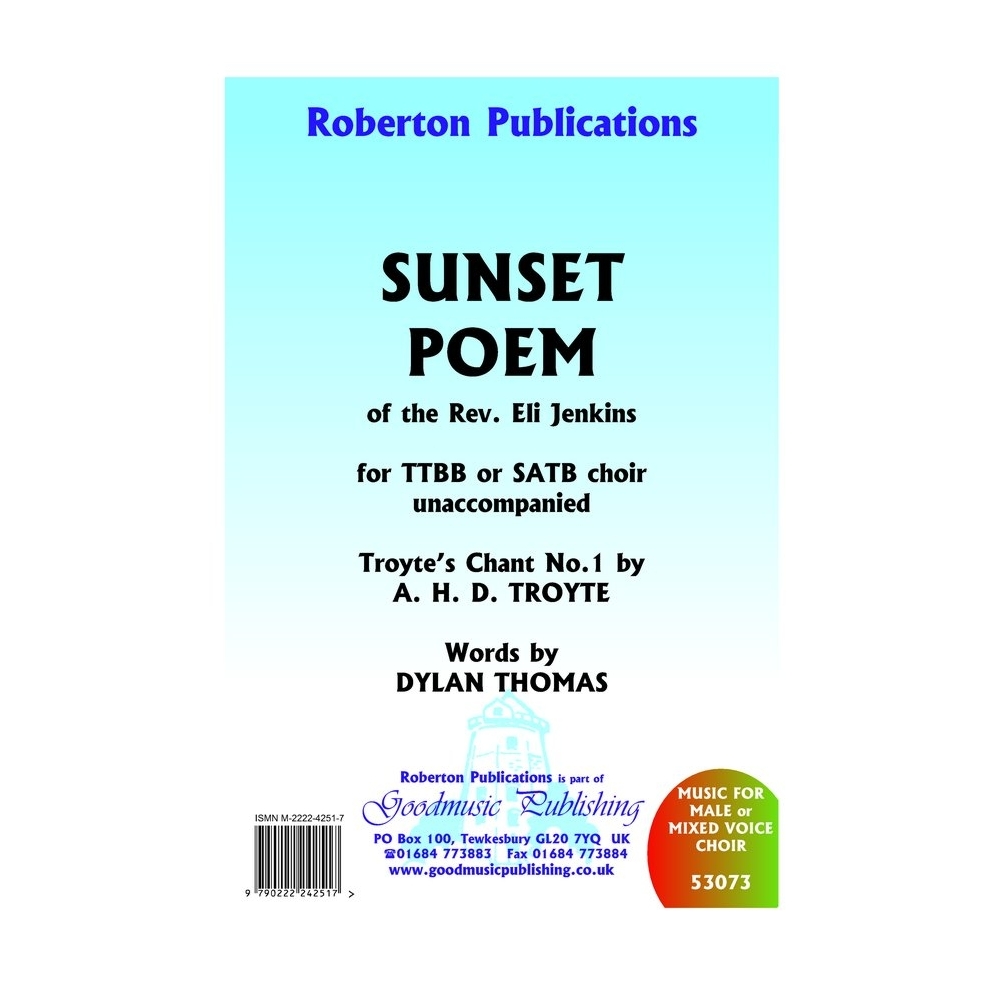 Troyte - Sunset Poem (Troyte's Chant No.1)