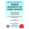 Burtch - Three Sonnets of John Donne