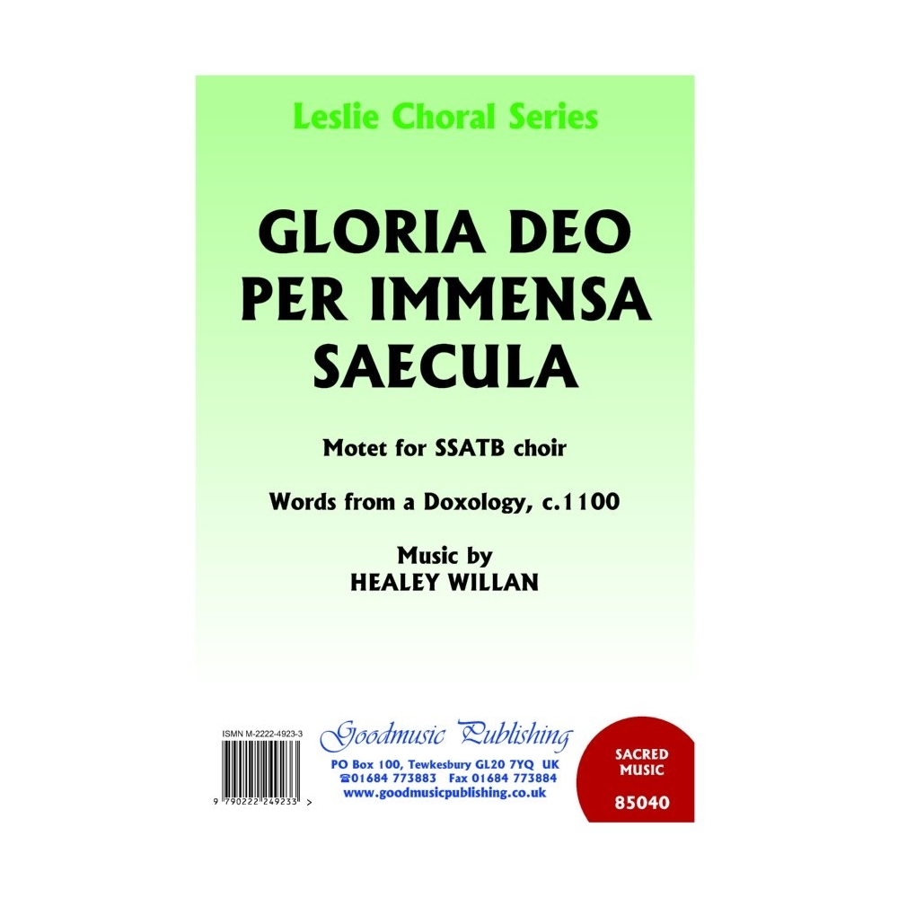 Willan - Gloria Deo Per Immensa Saecula