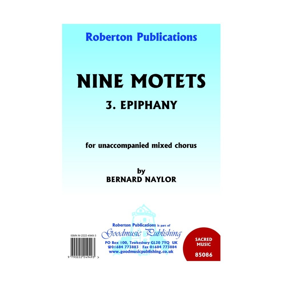 Naylor, B - 9 Motets - No.3 (Epiphany)