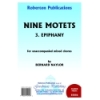 Naylor, B - 9 Motets - No.3 (Epiphany)