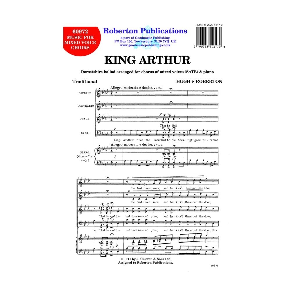 Roberton - King Arthur (Dorsetshire Ballad)