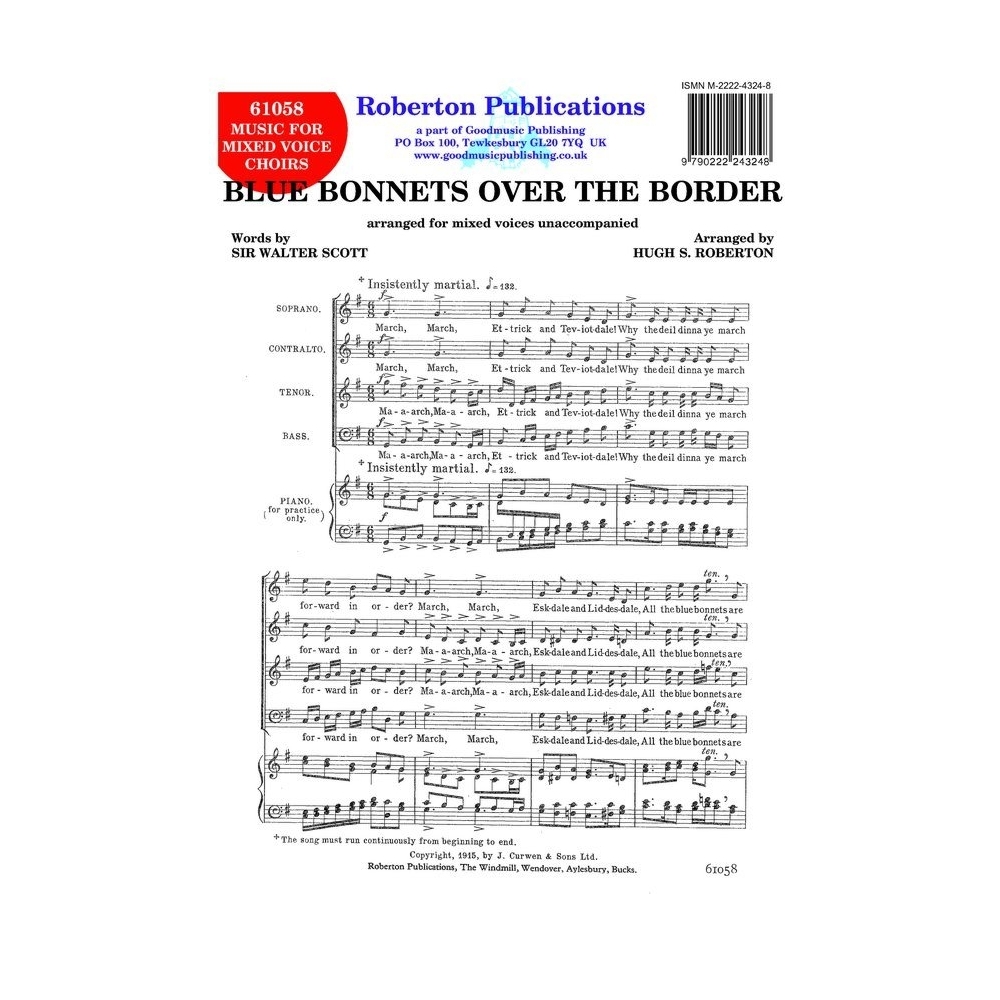 Roberton - Blue Bonnets Over the Border