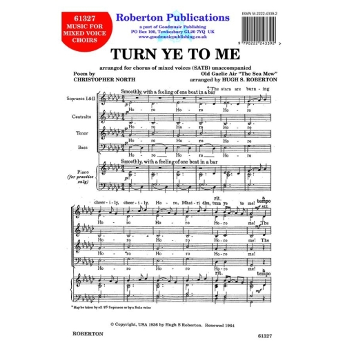 Roberton - Turn Ye To Me