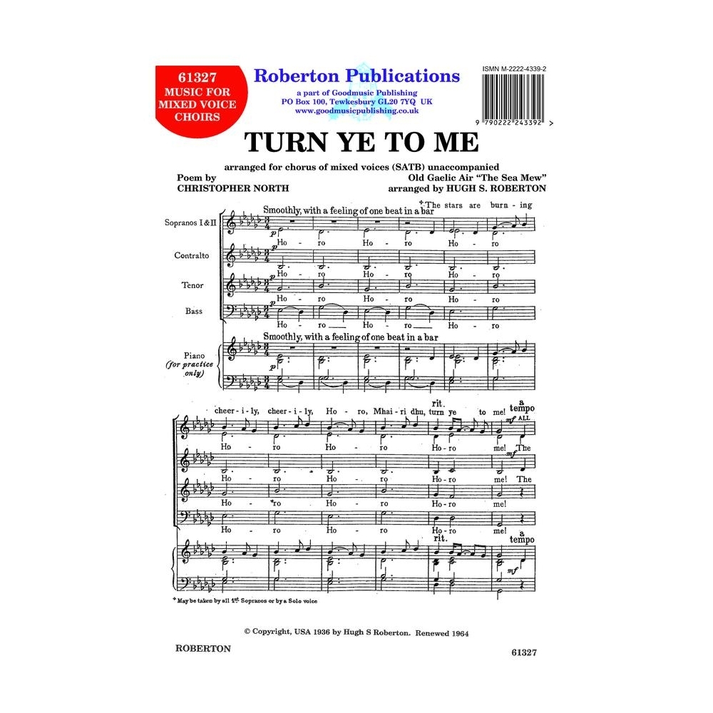 Roberton - Turn Ye To Me