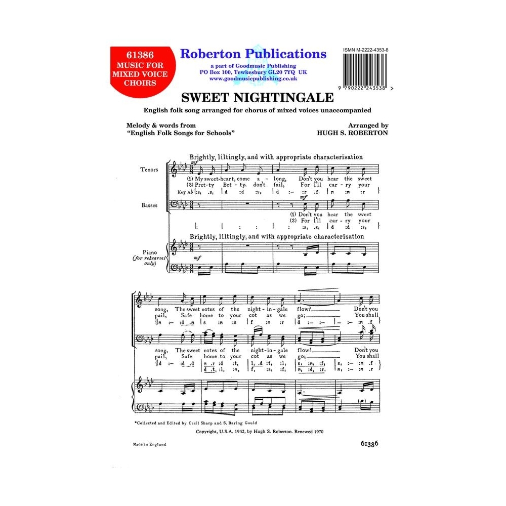 Roberton - Sweet Nightingale