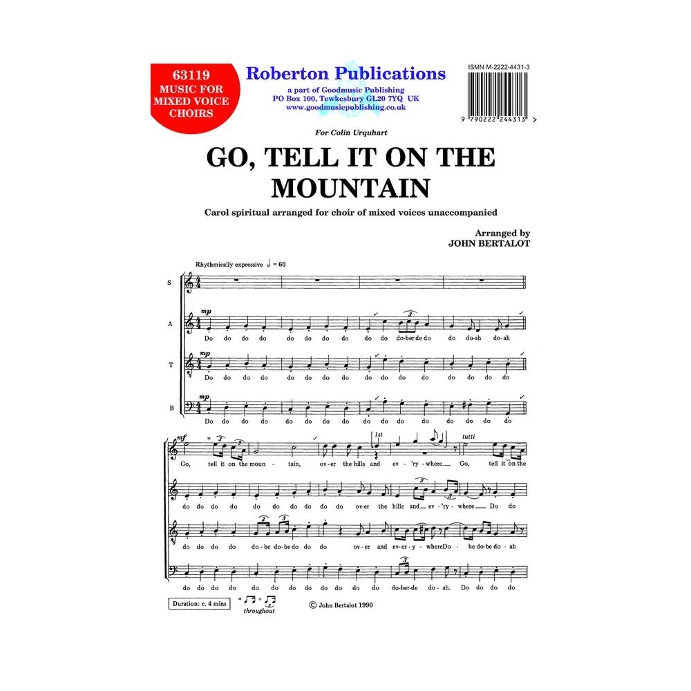 Bertalot - Go Tell It On the Mountain