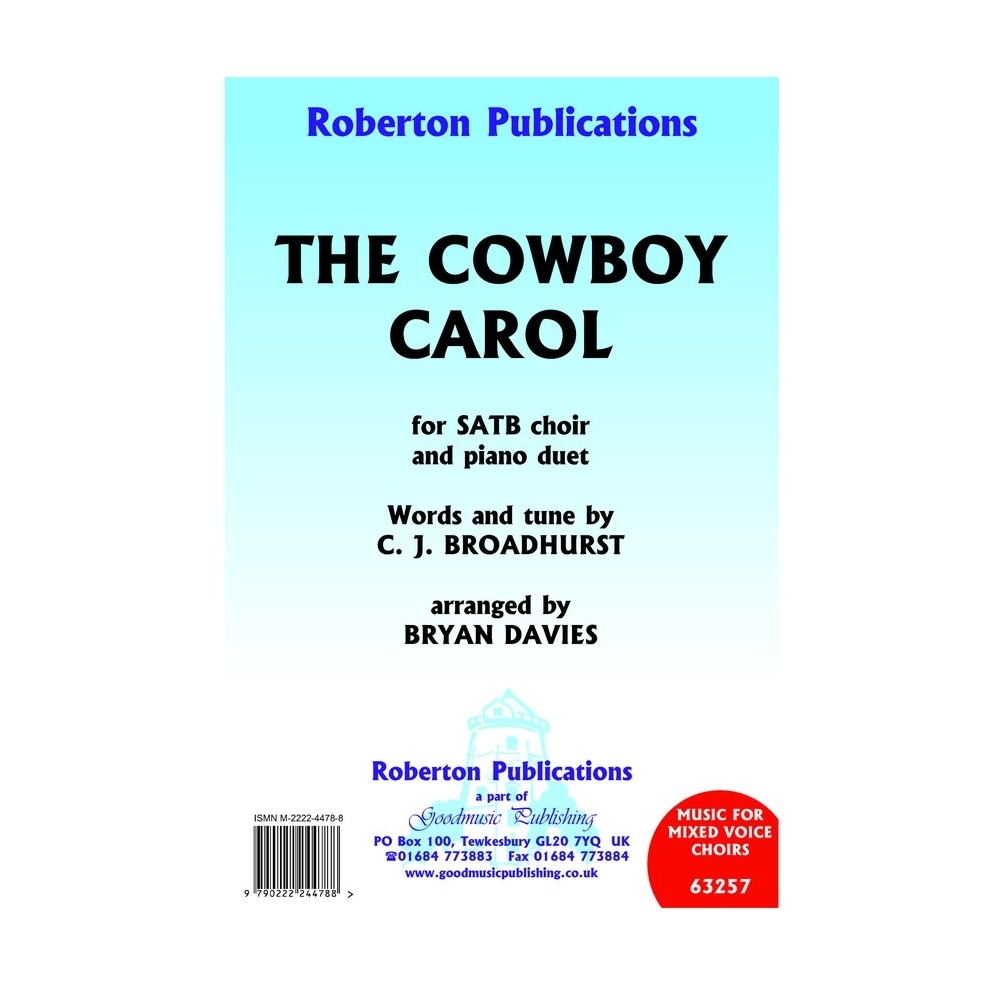 Broadhurst - Cowboy Carol arr.Davies (pf duet)