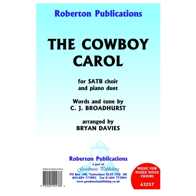 Broadhurst - Cowboy Carol arr.Davies (pf duet)