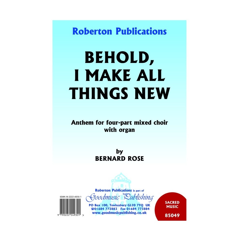 Rose - Behold, I Make All Things New