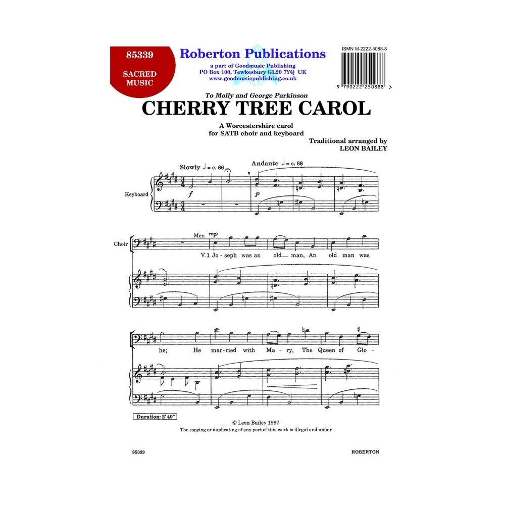 Bailey, L - Cherry Tree Carol