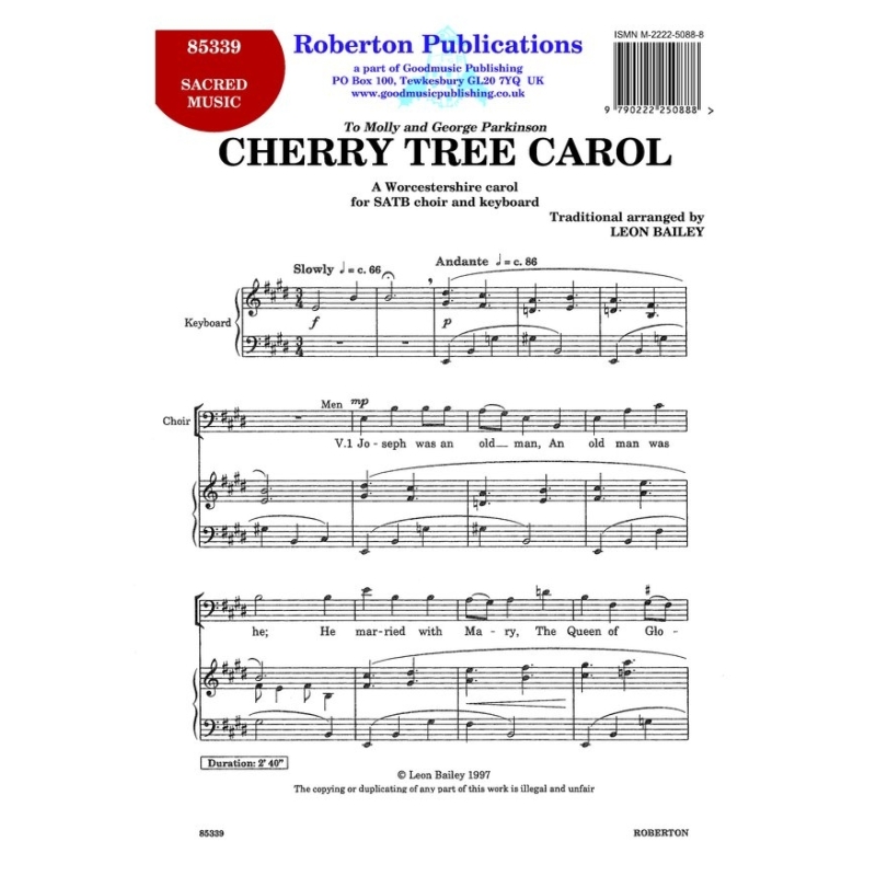 Bailey, L - Cherry Tree Carol