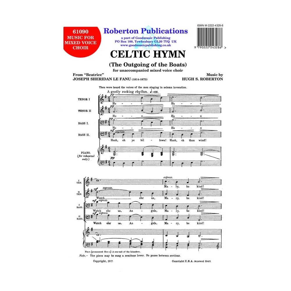 Roberton - Celtic Hymn