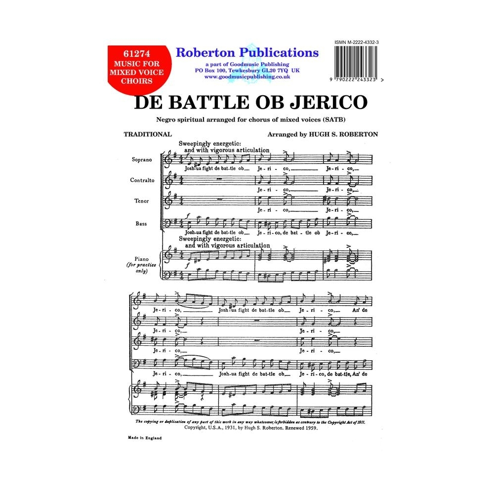 Roberton - De Battle Ob Jerico