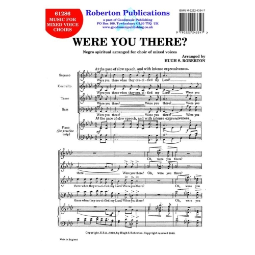 Roberton - Were You There?