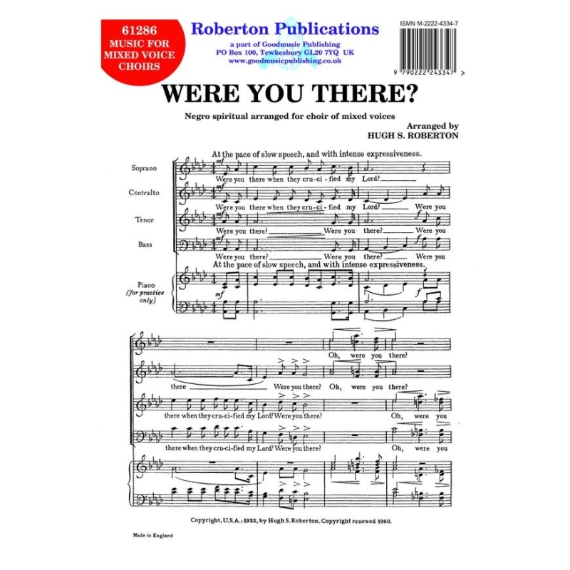 Roberton - Were You There?