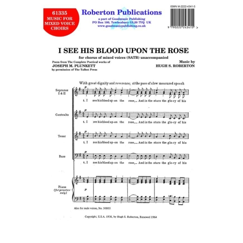 Roberton - I See His Blood...