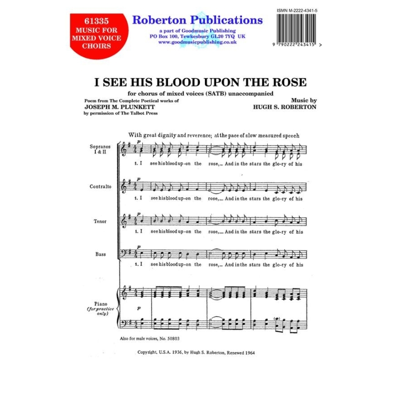 Roberton - I See His Blood Upon the Rose