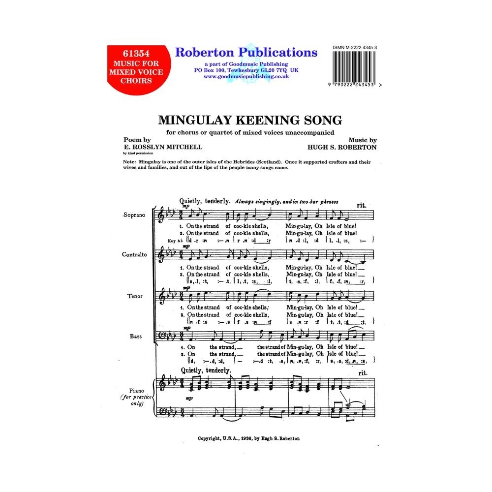 Roberton - Mingulay Keening Song