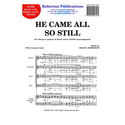 Roberton - He Came All So...