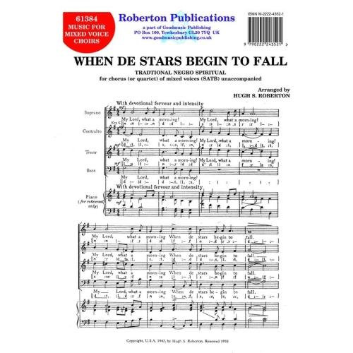 Roberton - When De Stars...