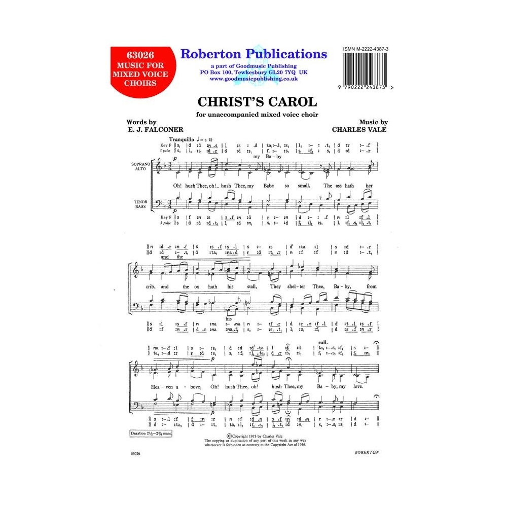 Vale - Christ's Carol