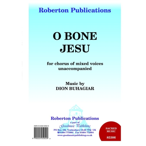 Buhagiar - O Bone Jesu