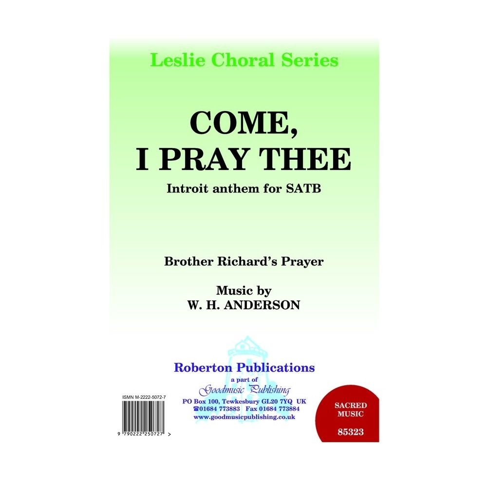 Anderson - Come I Pray Thee