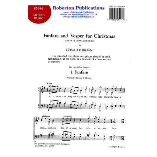 Brown, G - Fanfare and...