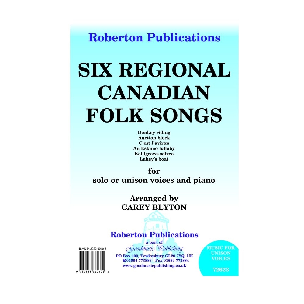 Blyton - Six Regional Canadian Folk Songs