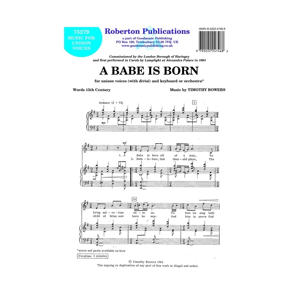 Bowers - Babe Is Born