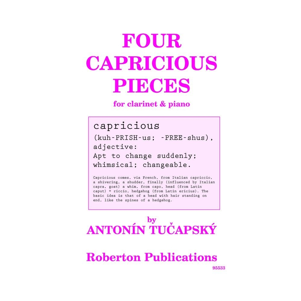 Tucapsky - Four Capricious Pieces