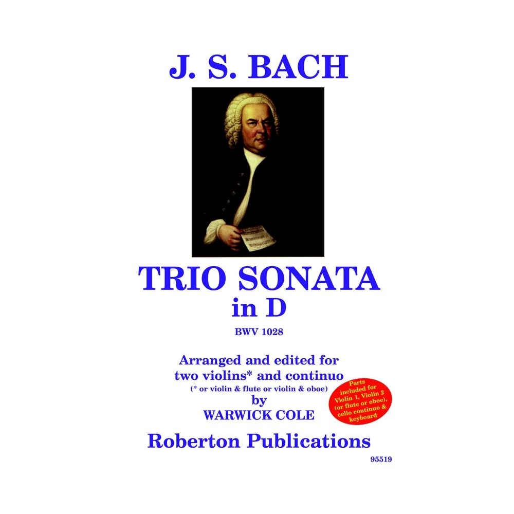 Bach, J.S - Trio Sonata in D Bwv 1028 (Cole)