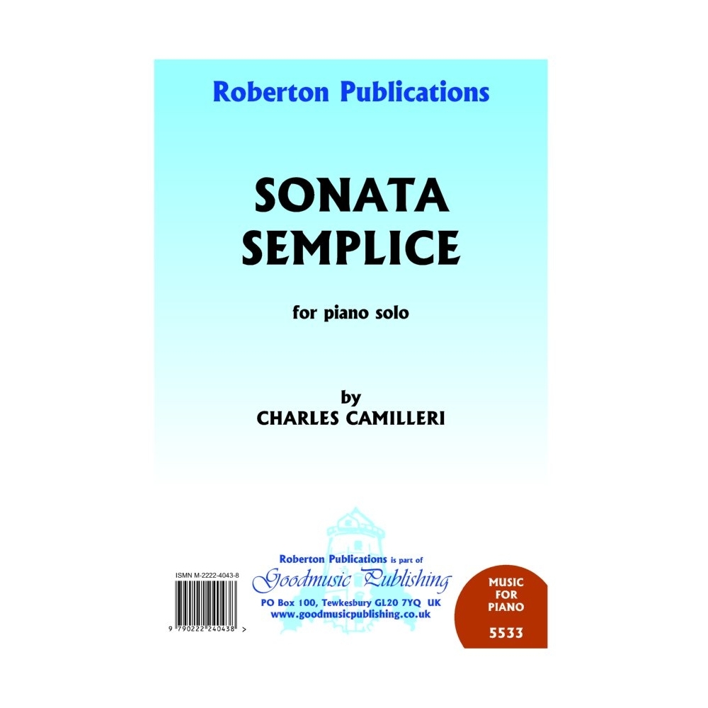 Camilleri - Sonatina Semplice
