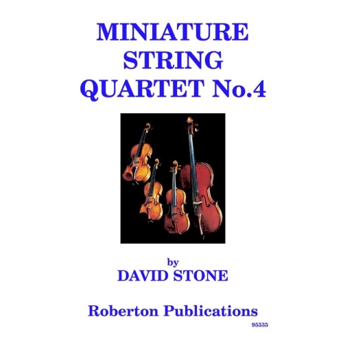 Stone - Miniature String Quartet 4 sc+pts