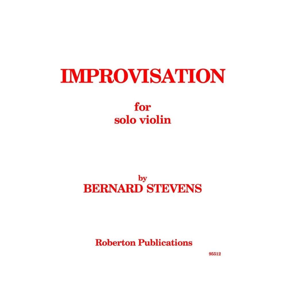 Stevens, B - Improvisation for Solo Violin