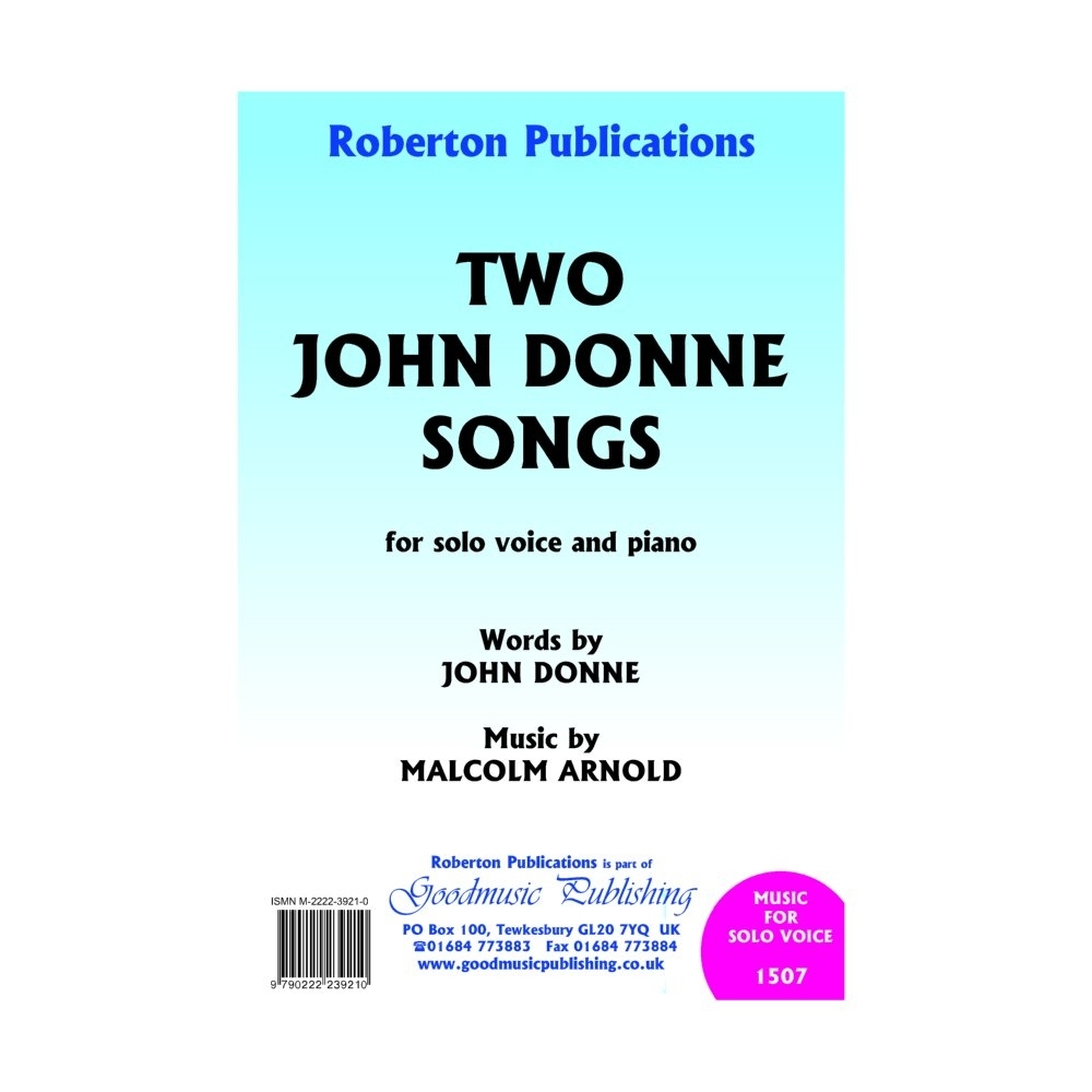 Arnold, M - Two John Donne Songs