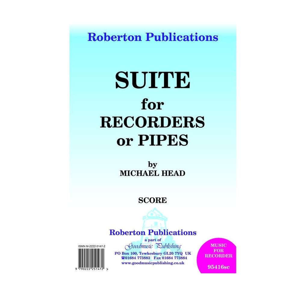 Head - Suite for Recorders or Pipes  parts