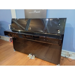 Yamaha B1 TC3 Transacoustic Upright Piano in Black Polyester and brass fittings