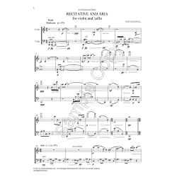 Recitative and Aria - John Manduell, for Violin and Viola (or Cello)